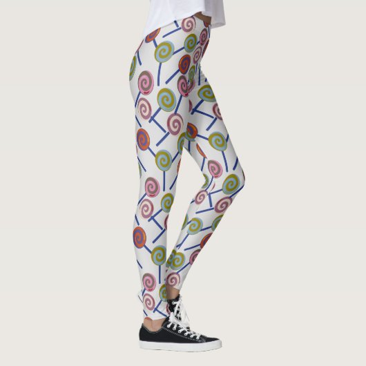 Candy pattern | Lollies pattern | lollipop 8 Leggings (Rechts)