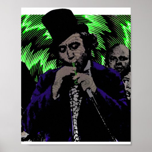 Candy Piccolo Speler — Surreal Candy Kunst Poster (Voorkant)