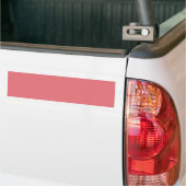 Candy pink (solid color)  bumpersticker (Op Truck)