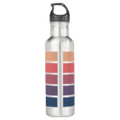 Candy Pink x Serene Blue Aesthetic Keychain Waterfles (Achterkant)