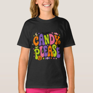 Candy Please Schattig Retro Kawaii Kinderen T-shirt