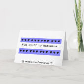Candy Polka-Dots Uitnodiging (Achterkant)