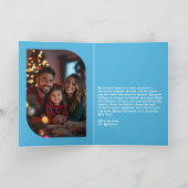 Candy Pop Cozy Vibes Retro Christmas Photo Feestdagen Kaart (Binnen)