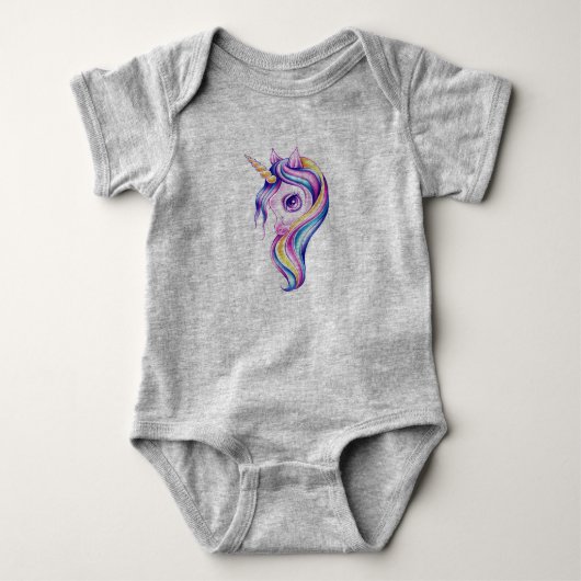 Candy Pop Eenhoorn Romper (Voorkant)