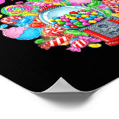 Candy Queen Shirt Funny Lollip Candy Lover Humor  Poster (Hoek)