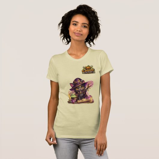 Candy Quest App 'Mysto' Dames  T-shirt (Voorkant volledig)