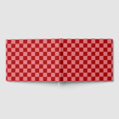 Candy Red and Candy Pink Checkerboard Gastenboek (Volledig)
