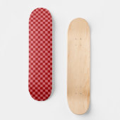 Candy rood en Candy roze schaakbord Persoonlijk Skateboard (Voorkant)