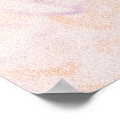 Candy roze klaproos ...poster poster (Hoek)