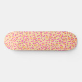 Candy Roze Luipaard Dierenprint Glam 1 Persoonlijk Skateboard (Horizontaal)