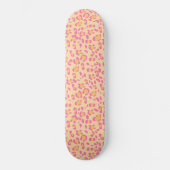 Candy Roze Luipaard Dierenprint Glam 1 Persoonlijk Skateboard (Voorkant)