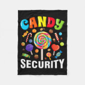 Candy Security Funny Halloween Costume  Fleece Deken (Voorkant)