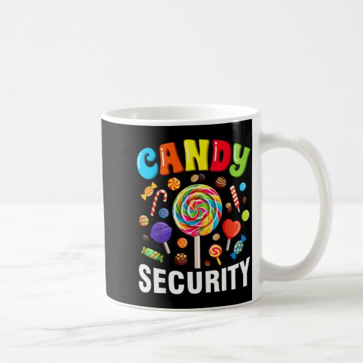 Candy Security Funny Halloween Costume Koffiemok (Rechts)