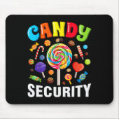 Candy Security Funny Halloween Costume  Muismat (Voorkant)