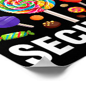 Candy Security Funny Halloween Costume Poster (Hoek)