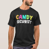 Candy Security Halloween Costume 1 T-shirt (Voorkant)