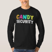 Candy Security Halloween Costume 1 T-shirt (Voorkant)
