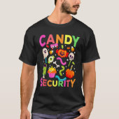 Candy Security Halloween Costume T-shirt (Voorkant)