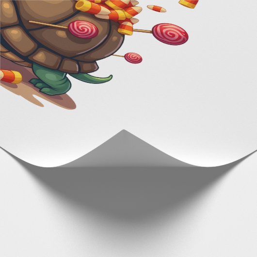 Candy Shell Turtle Cadeaupapier (Hoek)