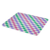 Candy shop diagonal checkerboard pattern snijplank (Hoek)