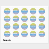 Candy Shop Ombre Zakelijk Label (Vel)