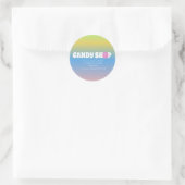 Candy Shop Ombre Zakelijk Label (Tas)