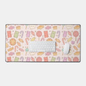 Candy Shop Wonderland - Kawaii Zoete Snoepjes  Bureaumat (Keyboard & Muis)