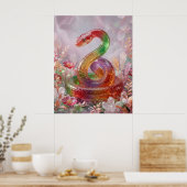 Candy Slang Kristal Spiraal Poster (Keuken)
