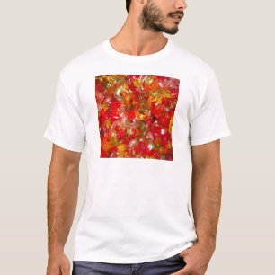 Candy Snoepjes Dessert Vrede Liefde Feest Bestemmi T-shirt