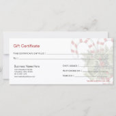 Candy-snoepjes voor bedrijfscadeaubonnen en groene (Achterkant)