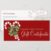 Candy-snoepjes voor bedrijfscadeaubonnen en groene (Voorkant / Achterkant)