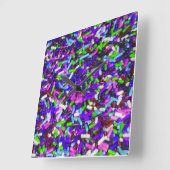 Candy Sprinkles 2 Vierkante Klok (Hoek)