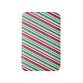 Candy Strepen Glitter Badmat (Voorkant Verticaal)