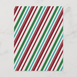 Candy Strepen Glitter Briefkaart