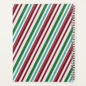 Candy Strepen Glitter Planner (Achterkant)