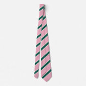 Candy Strepen Roze en Groen Stropdas (Achterkant)