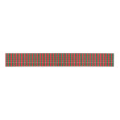 Candy Stripe Doodle Kerstlint Grosgrain Lint (Voorkant)