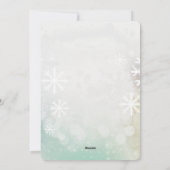 Candy Stripe & Snowflake 67 – Handgemaakte Holiday Kaart (Achterkant)