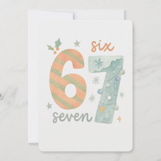 Candy Stripe & Snowflake 67 – Handmade Holiday Num Kaart