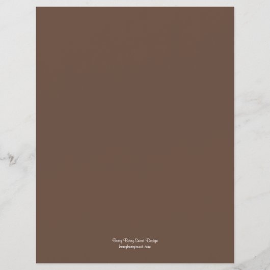 Candy Stripes Flyer Sjabloon (Achterkant)