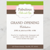 Candy Stripes Flyer Sjabloon (Voorkant)