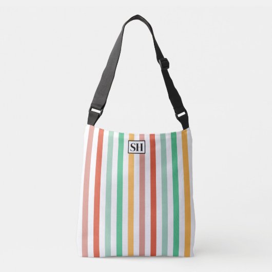 Candy Stripes Monogram Tas (Voorkant)
