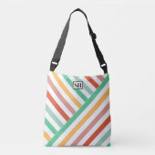 Candy Stripes Monogram Tas (Voorkant)