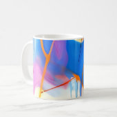 Candy Sunset Abstract Koffiemok (Voorkant links)