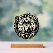 Candy Sweet Kat Grappige Kat Grafisch - Candy Swee Acryl Bord (Neutraal)