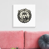 Candy Sweet Kat Grappige Kat Grafisch - Candy Swee Canvas Afdruk (Insitu (Woonkamer))