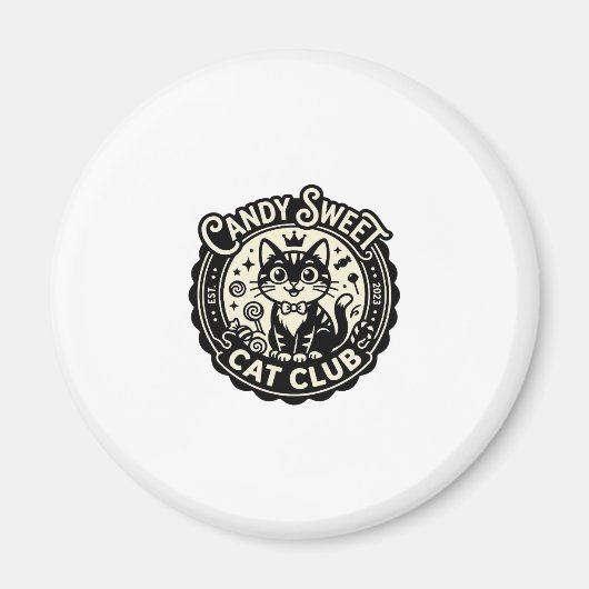 Candy Sweet Kat Grappige Kat Grafisch - Candy Swee Magneet (Voorkant)