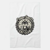 Candy Sweet Kat Grappige Kat Grafisch - Candy Swee Theedoek (Verticaal)