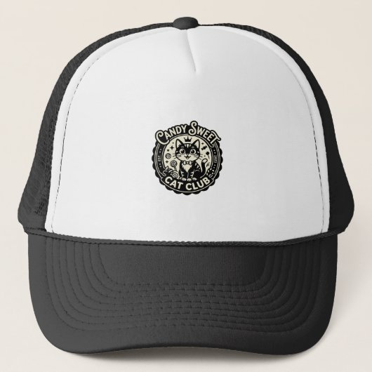 Candy Sweet Kat Grappige Kat Grafisch - Candy Swee Trucker Pet (Voorkant)