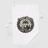 Candy Sweet Kat Grappige Kat Graphics - Candy Swee Golfhanddoek (Insitu)